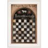 "Woolsey Board Game" by Pam Britton, Ready to Hang Framed Print, White Frame
