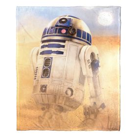 Star Wars; Artoo Aggretsuko Comics Silk Touch Throw Blanket; 50" x 60"