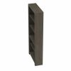 BridgevineHome Fully Assembled 72" Brown Bookshelf