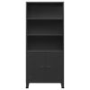 Industrial Bookshelf Anthracite 31.5"x12.6"x70.9" Steel