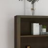 BridgevineHome Fully Assembled 72" Brown Bookshelf