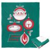 Star Wars: The Mandalorian; Grogu Greetings Aggretsuko Comics Silk Touch Throw Blanket; 50" x 60"