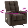Recliner Dark Brown Fabric