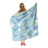 Star Wars: The Mandalorian; Winter Wonderland Aggretsuko Comics Silk Touch Throw Blanket; 50" x 60"