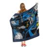 Batman; Anime Joker Aggretsuko Comics Silk Touch Throw Blanket; 50" x 60"