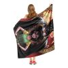 Batman; Lone Bat and Cub Aggretsuko Comics Silk Touch Throw Blanket; 50" x 60"