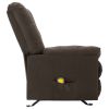 Recliner Dark Brown Fabric