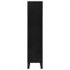 Bookshelf Industrial Black 35.4"x15.7"x70.9" Steel