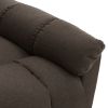 Recliner Dark Brown Fabric