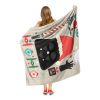 Star Wars; Vader Xmas Aggretsuko Comics Silk Touch Throw Blanket; 50" x 60"