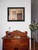 "Antique Game Boards" By Pam Britton, Printed Wall Art, Ready To Hang Framed Poster, Black Frame