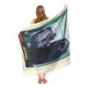 Star Wars: The Mandalorian; Luke and the Child Aggretsuko Comics Silk Touch Throw Blanket; 50" x 60"