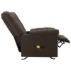Recliner Dark Brown Fabric