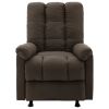 Recliner Dark Brown Fabric