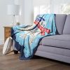 Star Wars; Snowy R2-D2 Aggretsuko Comics Silk Touch Throw Blanket; 50" x 60"