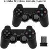 Wireless Retro Game Console; Plug & Play Video TV Game Stick With 10000+ Games Built-in; 64G; 9 Emulators; 4K HDMI Output For TV With Dual 2.4G Wirele