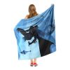 Batman; Mountain of Madness Aggretsuko Comics Silk Touch Throw Blanket; 50" x 60"