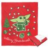 Star Wars: The Mandalorian; Merry Force Aggretsuko Comics Silk Touch Throw Blanket; 50" x 60"