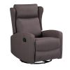 JST Rocking Swivel Recliner Chair for Living Room, 360 Degree Swivel, Adjustable Modern Reclining Chair, Classic and Traditional Recliner Sofa with Lu