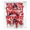 DC Comics Batman Silk Touch Throw Blanket, 50" x 60", Craziest Things for Love