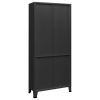 Industrial Bookshelf Anthracite 31.5"x12.6"x70.9" Steel