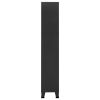Industrial Bookshelf Anthracite 31.5"x12.6"x70.9" Steel