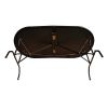INO Design 73inch Oval Light Series RED Felt Foldable Casino Game Poker Table