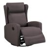 JST Rocking Swivel Recliner Chair for Living Room, 360 Degree Swivel, Adjustable Modern Reclining Chair, Classic and Traditional Recliner Sofa with Lu